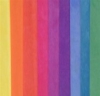 Regenbogenfarben 50 x 50 cm im Set (8 Stück)